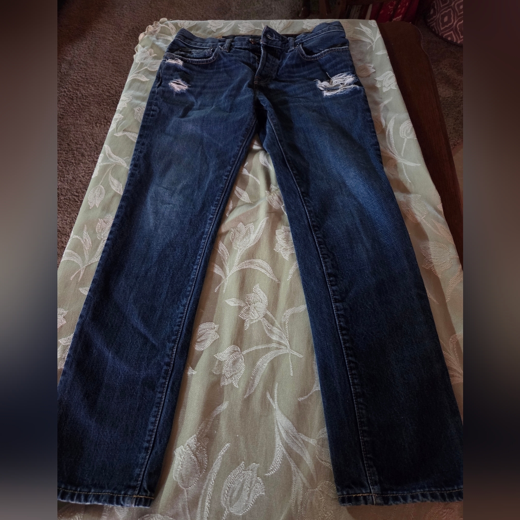 Abercrombie & Fitch Indigo Straight Leg Jeans